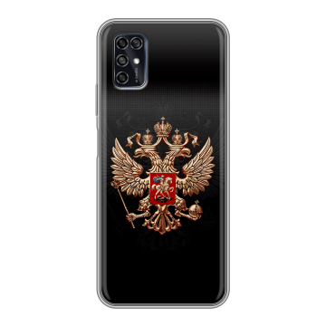 Силиконовый чехол на ZTE Blade V2020 Smart с принтом Герб России