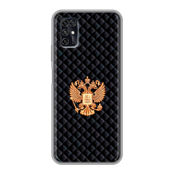 Силиконовый чехол на ZTE Blade V2020 Smart с принтом Герб России принт Силиконовый чехол на ZTE Blade V2020 Smart с принтом Герб России принт