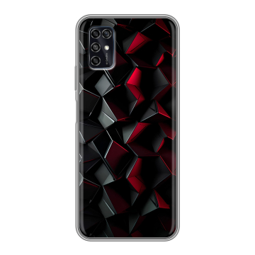 Силиконовый чехол на ZTE Blade V2020 Smart с принтом Абстракция Силиконовый чехол на ZTE Blade V2020 Smart с принтом Абстракция