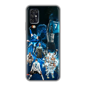 Силиконовый чехол на ZTE Blade V2020 Smart с принтом Реал Роналдо Силиконовый чехол на ZTE Blade V2020 Smart с принтом Реал Роналдо