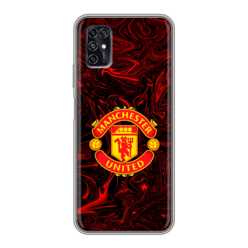 Силиконовый чехол на ZTE Blade V2020 Smart с принтом Manchester United