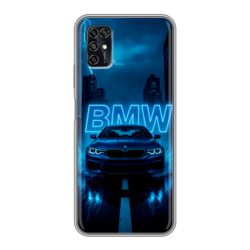 Силиконовый чехол на ZTE Blade V2020 Smart с принтом BMW БМВ Силиконовый чехол на ZTE Blade V2020 Smart с принтом BMW БМВ