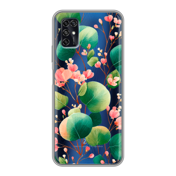Силиконовый чехол на ZTE Blade V2020 Smart с принтом женский