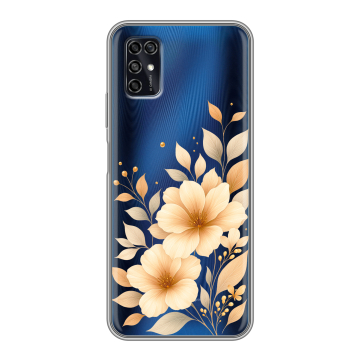 Силиконовый чехол на ZTE Blade V2020 Smart с принтом для девушки