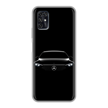 Силиконовый чехол на ZTE Blade V2020 Smart с принтом Mercedes Мерседес Силиконовый чехол на ZTE Blade V2020 Smart с принтом Mercedes Мерседес