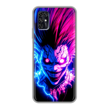 Силиконовый чехол на ZTE Blade V2020 Smart с принтом Death note Тетрадь смерти