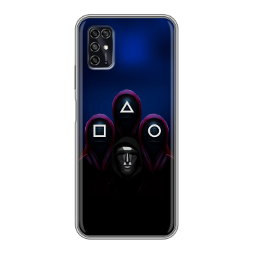Силиконовый чехол на ZTE Blade V2020 Smart с принтом Игра Кальмара