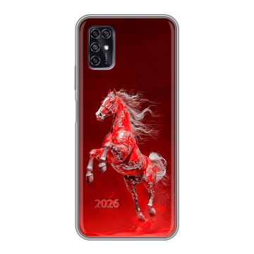 Силиконовый чехол на ZTE Blade V2020 Smart с принтом Новый год