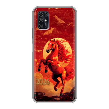 Силиконовый чехол на ZTE Blade V2020 Smart с принтом Новый год