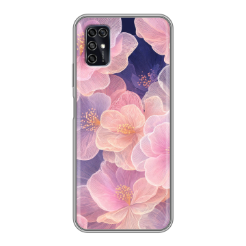 Силиконовый чехол на ZTE Blade V2020 Smart с принтом женский