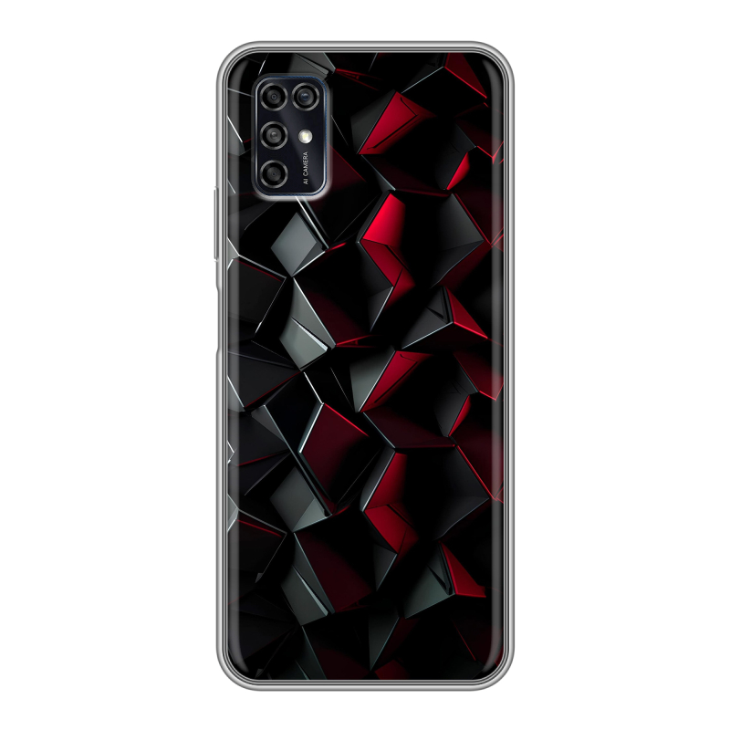 Силиконовый чехол на ZTE Blade V2020 Smart с принтом Абстракция Силиконовый чехол на ZTE Blade V2020 Smart с принтом Абстракция