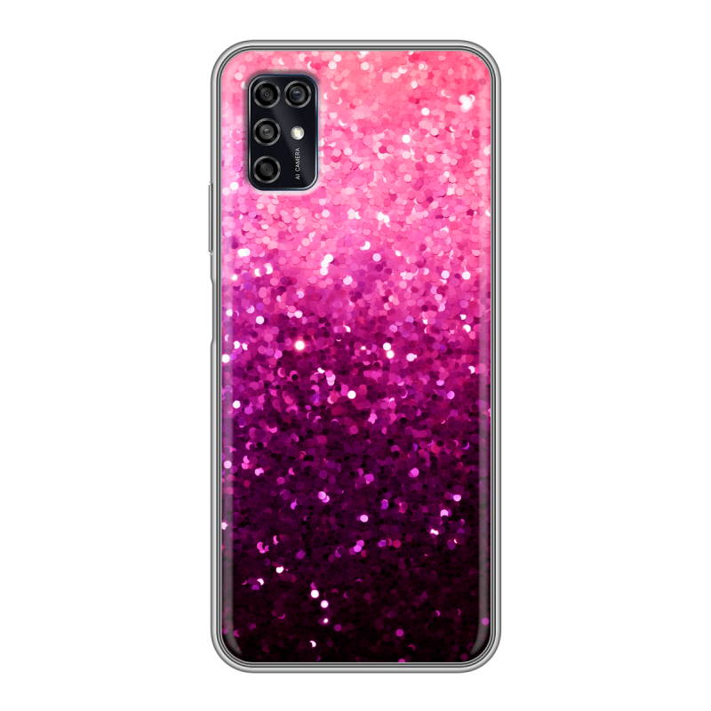 Силиконовый чехол на ZTE Blade V2020 Smart с принтом Блестки Силиконовый чехол на ZTE Blade V2020 Smart с принтом Блестки
