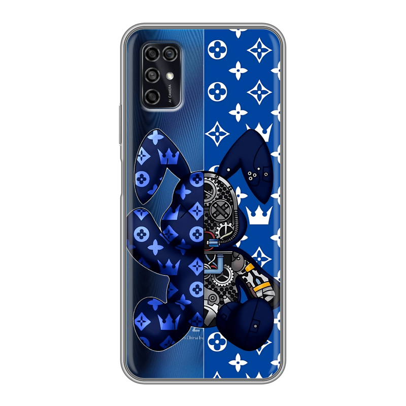 Силиконовый чехол на ZTE Blade V2020 Smart с принтом Луи робот Силиконовый чехол на ZTE Blade V2020 Smart с принтом Луи робот
