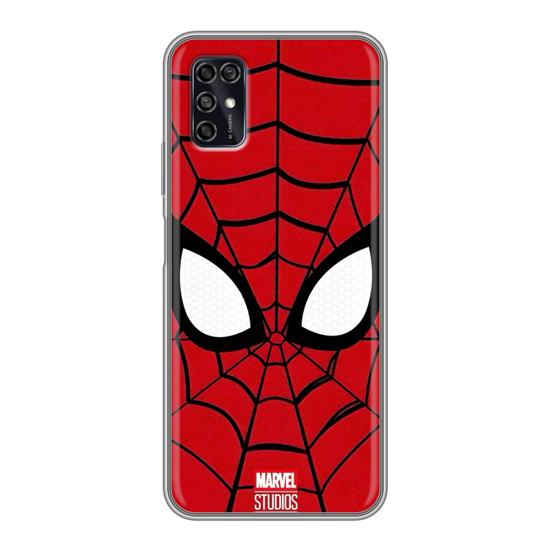 Силиконовый чехол на ZTE Blade V2020 Smart с принтом человек паук spiderman Силиконовый чехол на ZTE Blade V2020 Smart с принтом человек паук spiderman