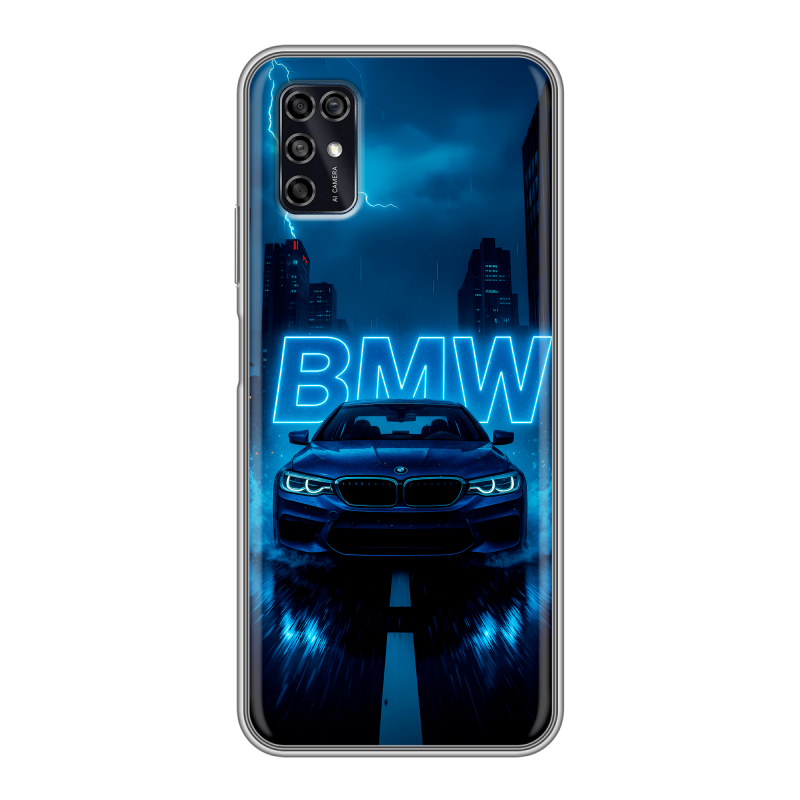 Силиконовый чехол на ZTE Blade V2020 Smart с принтом BMW БМВ Силиконовый чехол на ZTE Blade V2020 Smart с принтом BMW БМВ