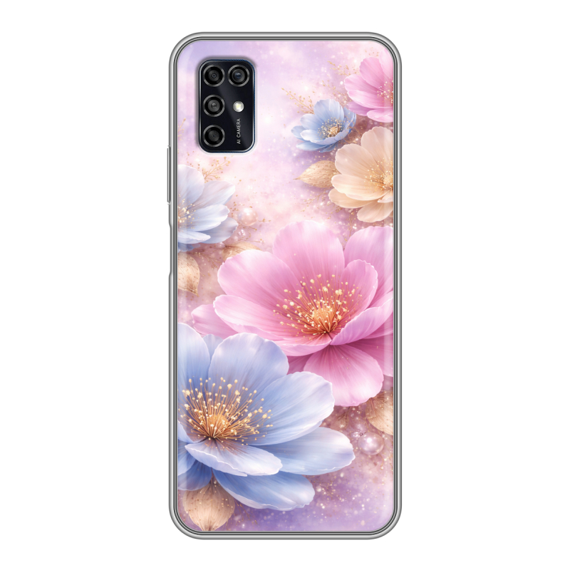 Силиконовый чехол на ZTE Blade V2020 Smart с принтом женский Силиконовый чехол на ZTE Blade V2020 Smart с принтом женский