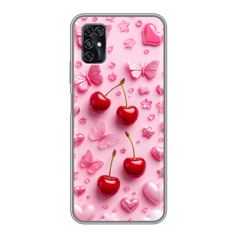 Силиконовый чехол на ZTE Blade V2020 Smart с принтом для девочек Силиконовый чехол на ZTE Blade V2020 Smart с принтом для девочек