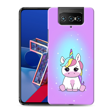 Силиконовый чехол на ASUS ZenFone 7 с принтом Единорог Силиконовый чехол на ASUS ZenFone 7 с принтом Единорог