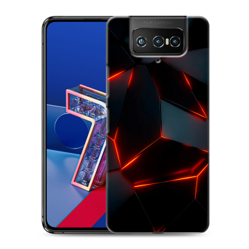 Силиконовый чехол на ASUS ZenFone 7 с принтом Яркие абстракции Силиконовый чехол на ASUS ZenFone 7 с принтом Яркие абстракции