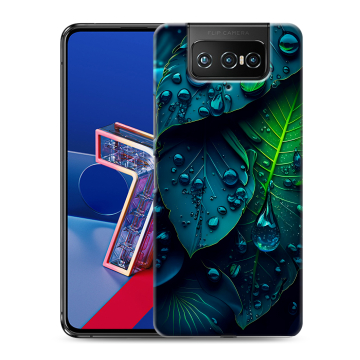 Силиконовый чехол на ASUS ZenFone 7 с принтом Листья Силиконовый чехол на ASUS ZenFone 7 с принтом Листья