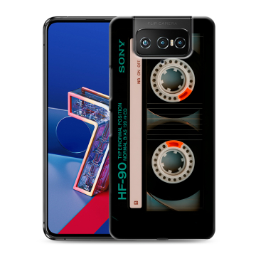 Силиконовый чехол на ASUS ZenFone 7 с принтом Кассета Силиконовый чехол на ASUS ZenFone 7 с принтом Кассета
