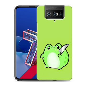 Силиконовый чехол на ASUS ZenFone 7 с принтом Лягушенок