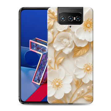 Силиконовый чехол на ASUS ZenFone 7 с принтом Цветы