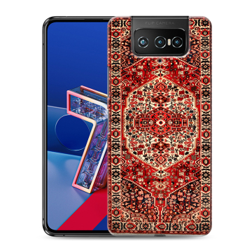 Силиконовый чехол на ASUS ZenFone 7 с принтом Ковер