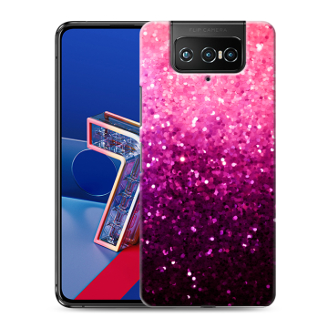 Силиконовый чехол на ASUS ZenFone 7 с принтом Блестки Силиконовый чехол на ASUS ZenFone 7 с принтом Блестки