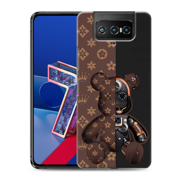 Силиконовый чехол на ASUS ZenFone 7 с принтом Луи робот