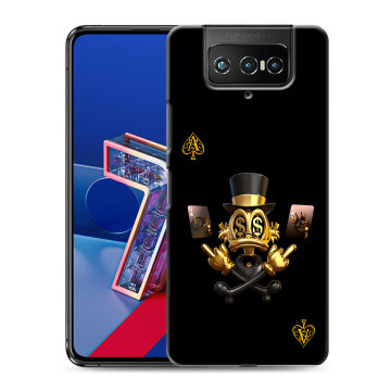 Силиконовый чехол на ASUS ZenFone 7 с принтом Золотой скрудж макдак