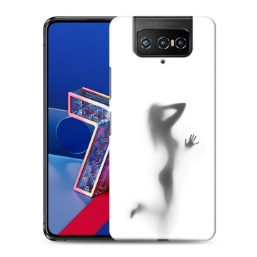 Силиконовый чехол на ASUS ZenFone 7 с принтом Силуэт