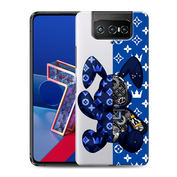 Силиконовый чехол на ASUS ZenFone 7 с принтом Луи робот