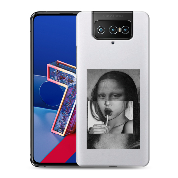 Силиконовый чехол на ASUS ZenFone 7 с принтом Мона Лиза