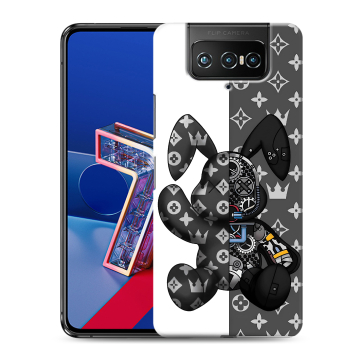 Силиконовый чехол на ASUS ZenFone 7 с принтом Луи робот