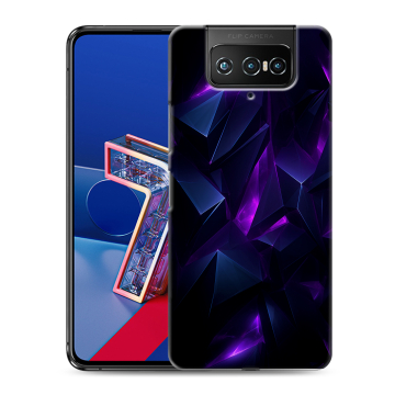 Силиконовый чехол на ASUS ZenFone 7 с принтом Абстракиция