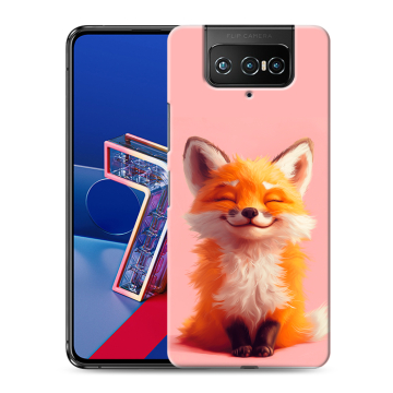 Силиконовый чехол на ASUS ZenFone 7 с принтом милая лиса
