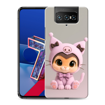 Силиконовый чехол на ASUS ZenFone 7 с принтом Куроми Kuromi 