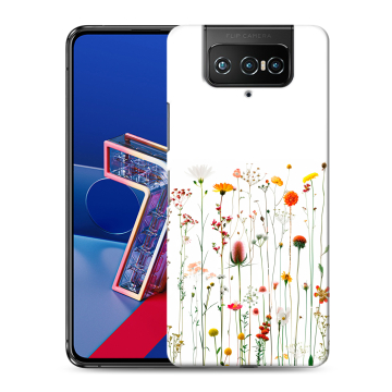 Силиконовый чехол на ASUS ZenFone 7 с принтом цветы