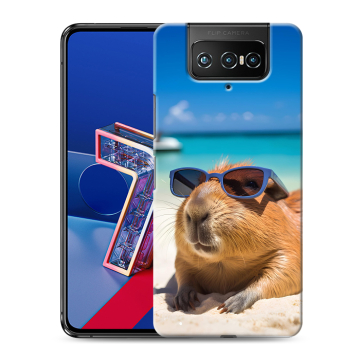 Силиконовый чехол на ASUS ZenFone 7 с принтом Капибара Силиконовый чехол на ASUS ZenFone 7 с принтом Капибара