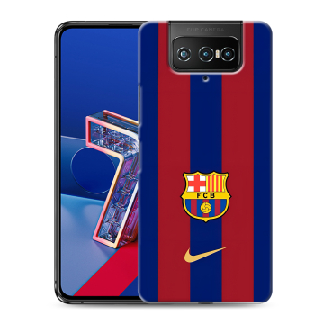 Силиконовый чехол на ASUS ZenFone 7 с принтом Барселона Barcelona