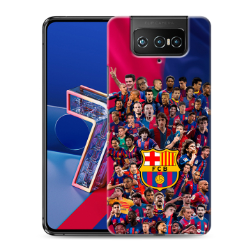 Силиконовый чехол на ASUS ZenFone 7 с принтом Барселона Barcelona Силиконовый чехол на ASUS ZenFone 7 с принтом Барселона Barcelona
