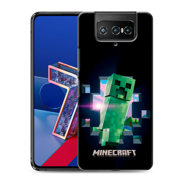 Силиконовый чехол на ASUS ZenFone 7 с принтом Майнкрафт Minecraft Силиконовый чехол на ASUS ZenFone 7 с принтом Майнкрафт Minecraft