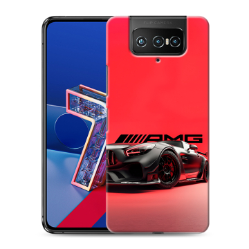 Силиконовый чехол на ASUS ZenFone 7 с принтом Мерседес Mercedes AMG Силиконовый чехол на ASUS ZenFone 7 с принтом Мерседес Mercedes AMG
