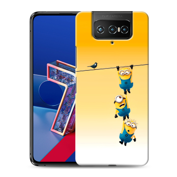 Силиконовый чехол на ASUS ZenFone 7 с принтом Миньоны Силиконовый чехол на ASUS ZenFone 7 с принтом Миньоны