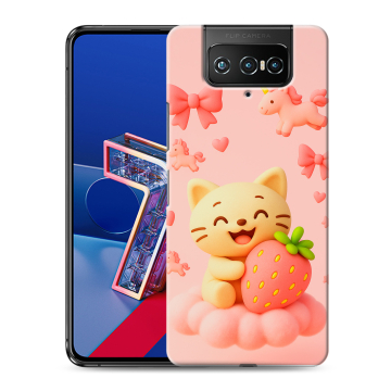 Силиконовый чехол на ASUS ZenFone 7 с принтом для девочек