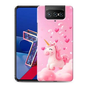 Силиконовый чехол на ASUS ZenFone 7 с принтом Единорог Силиконовый чехол на ASUS ZenFone 7 с принтом Единорог