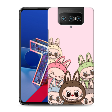 Силиконовый чехол на ASUS ZenFone 7 с принтом Лабубу