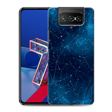 Силиконовый чехол на ASUS ZenFone 7 с принтом Космос звезды