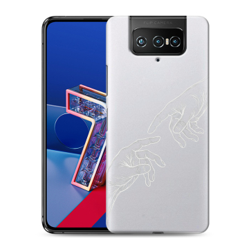 Силиконовый чехол на ASUS ZenFone 7 с принтом Сотворение мира